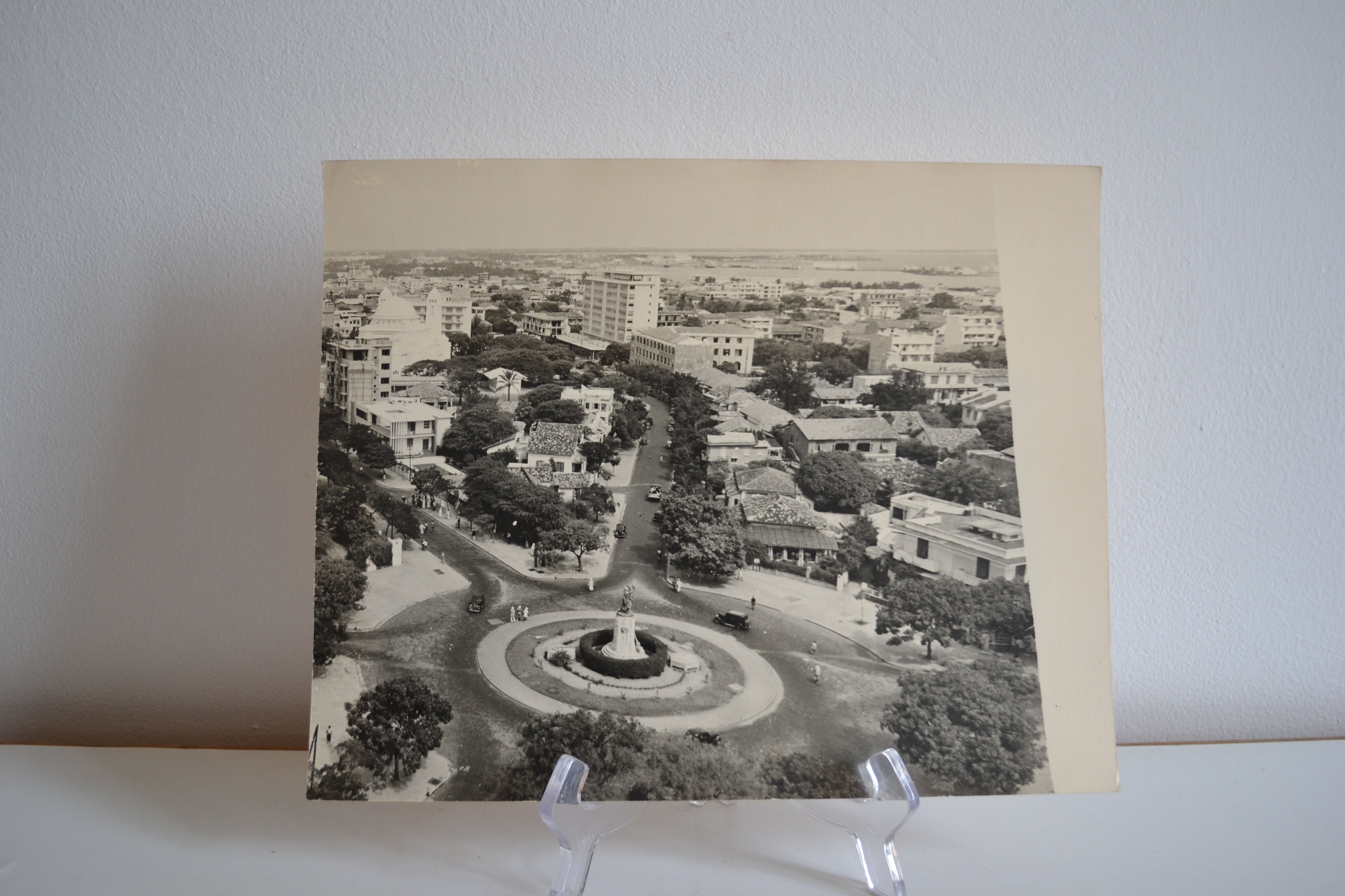 Anonymous silver photo africa senegal dakar cathedral district circa 1950