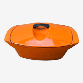 Cocotte Coquelle Raymond Loewy for Le Creuset 1960 | Selency