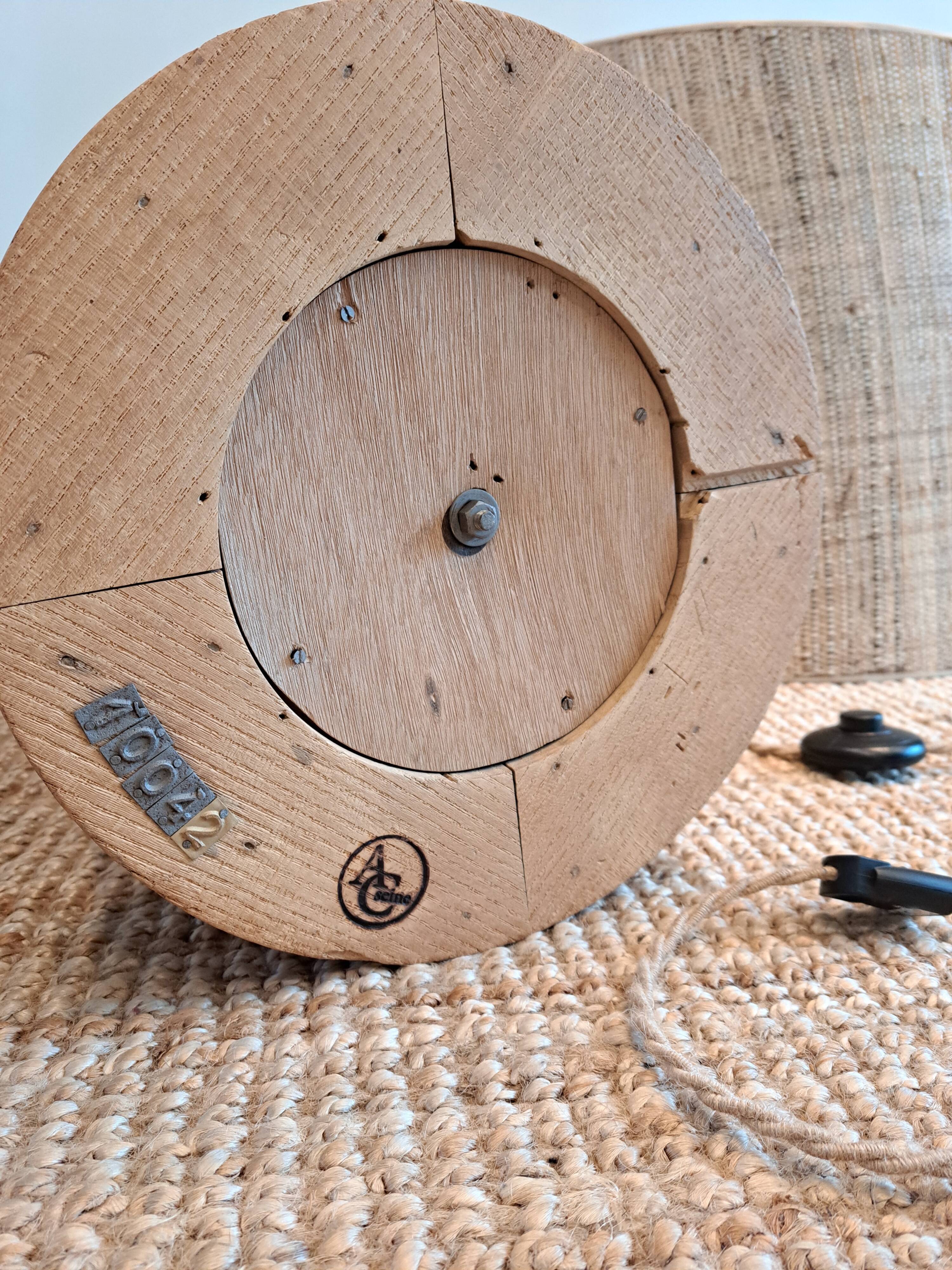 Vintage pulley floor lamp revisited