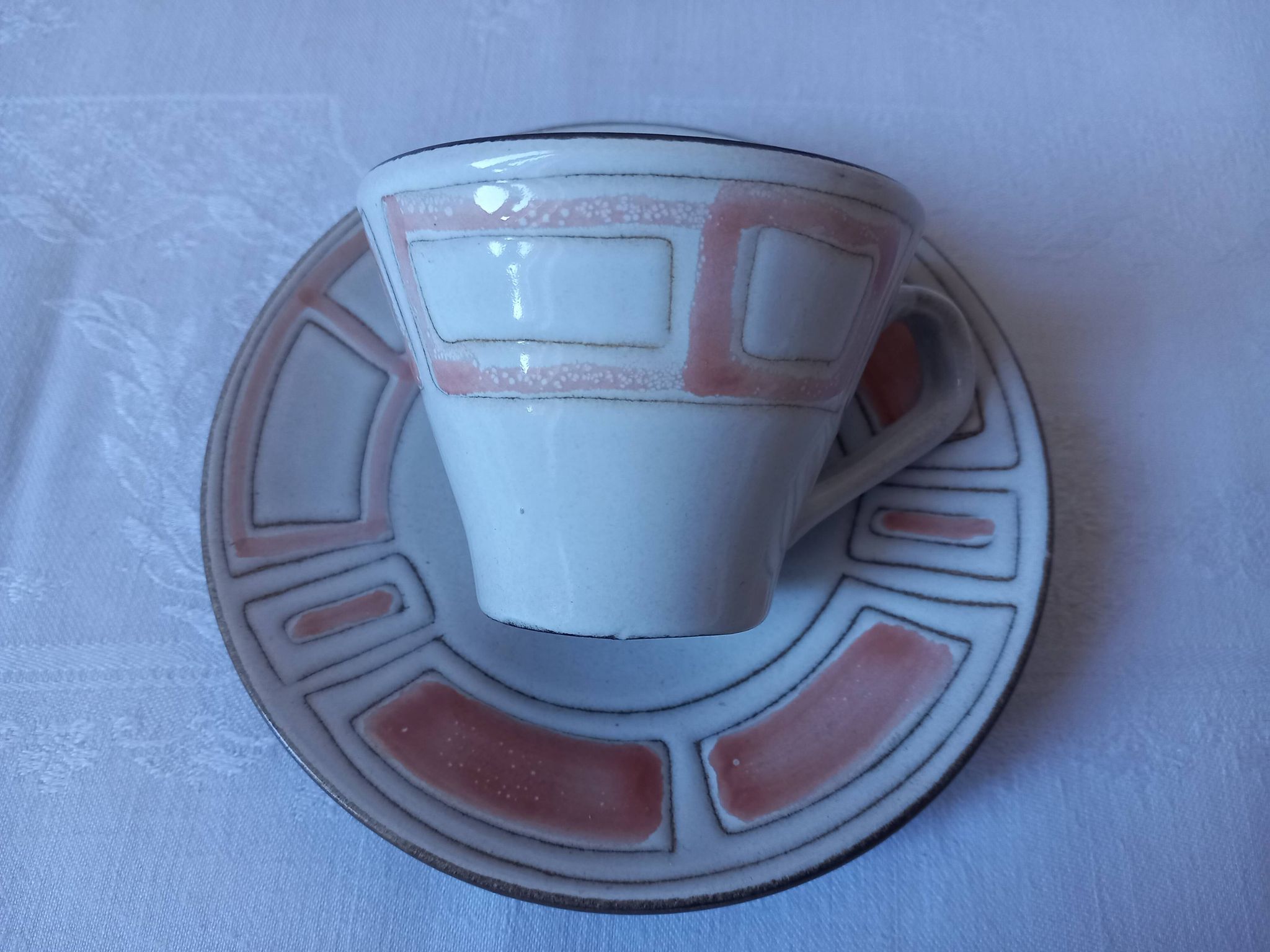 Niderviller service in enamelled stoneware