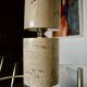 Travertine living room lamp by Philippe Barbier 1970