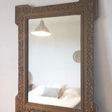 Old golden mirror 90 x 66cm