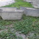 Pair of cement planters