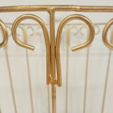 Gold metal paper basket
