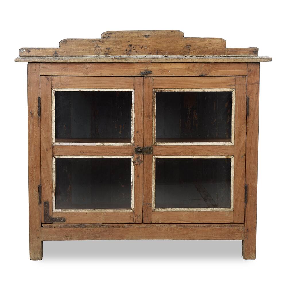 Solid wood glazed sideboard