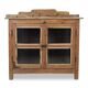 Solid wood glazed sideboard