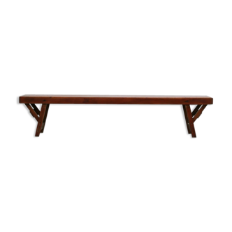 Vintage foldable school bench 1960s