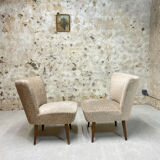 2 cocktail armchairs