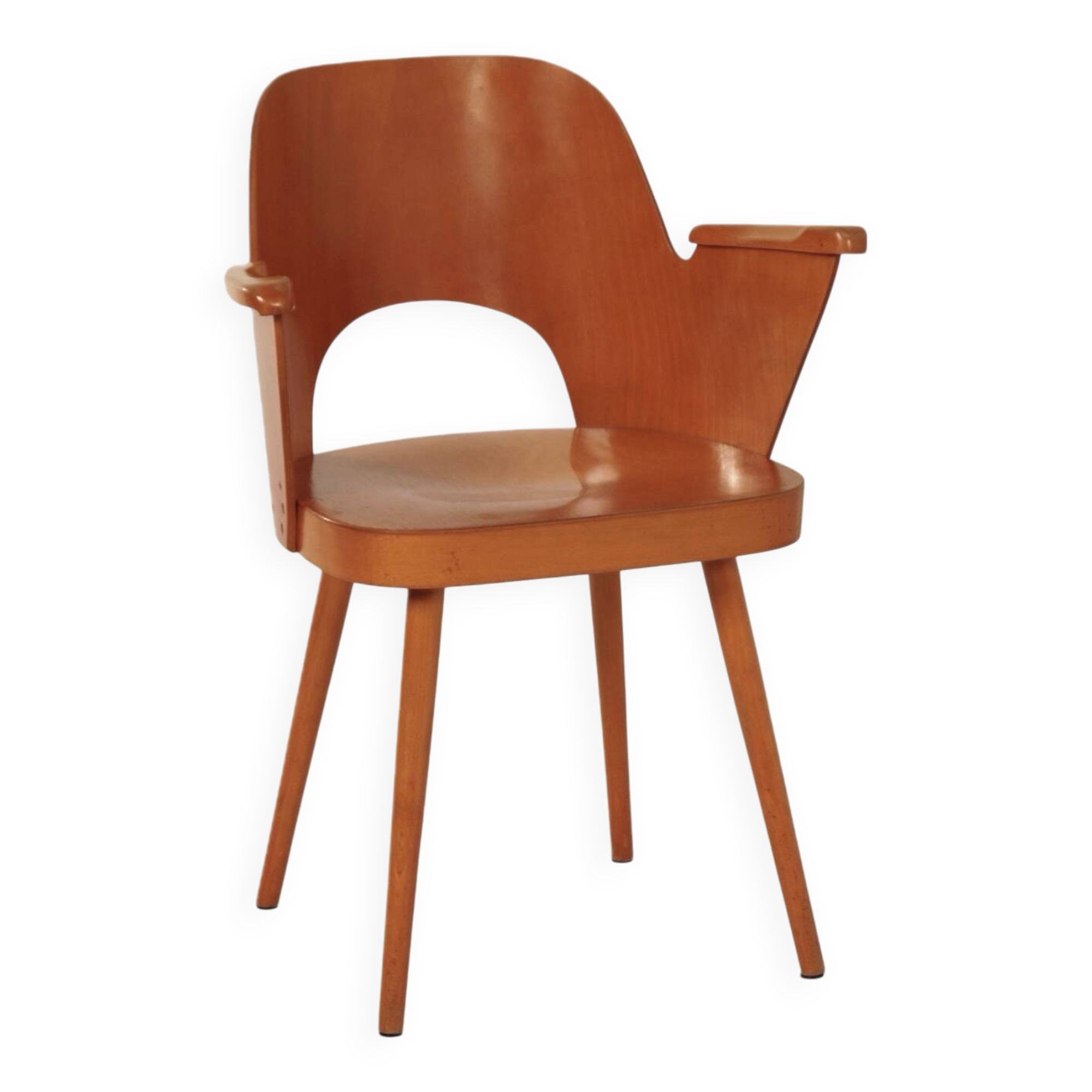 Vintage armchair 1515 by oswald haerdtl for thonet, 1950s