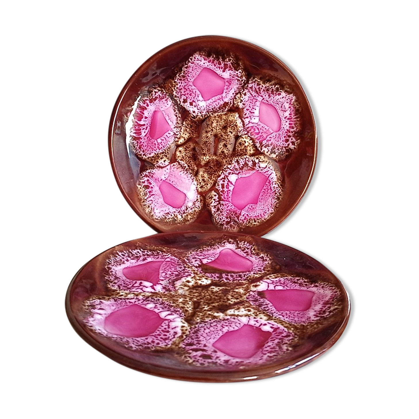 Vallauris - pair of plates by Marius Giuge