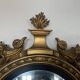 Miroir sorcière en bois sculpté doré XIX siècle