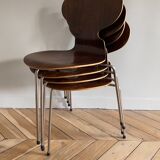 Series of 4 chairs Ant by Arne Jacobsen for Fritz Hansen