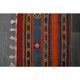 Vintage Turkish Oushak Handmade Wool Cotton Red Runner Rug 53x171