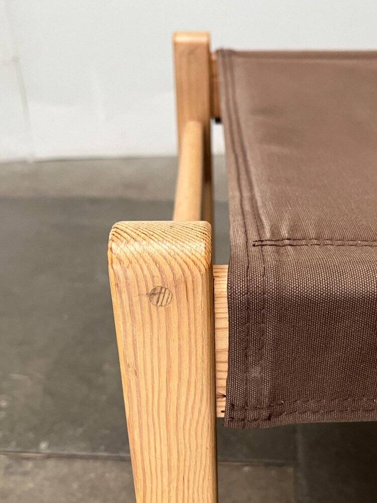 Swedish Mid-Century Safari Chair, 1960s, set of 3