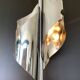Large Chrome Lamp 3 Lights Space Age Italy 70's Dlg Reggiani