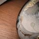 Multilayered glass vase with gold inclusions, Biot workshop, signed JM Operto