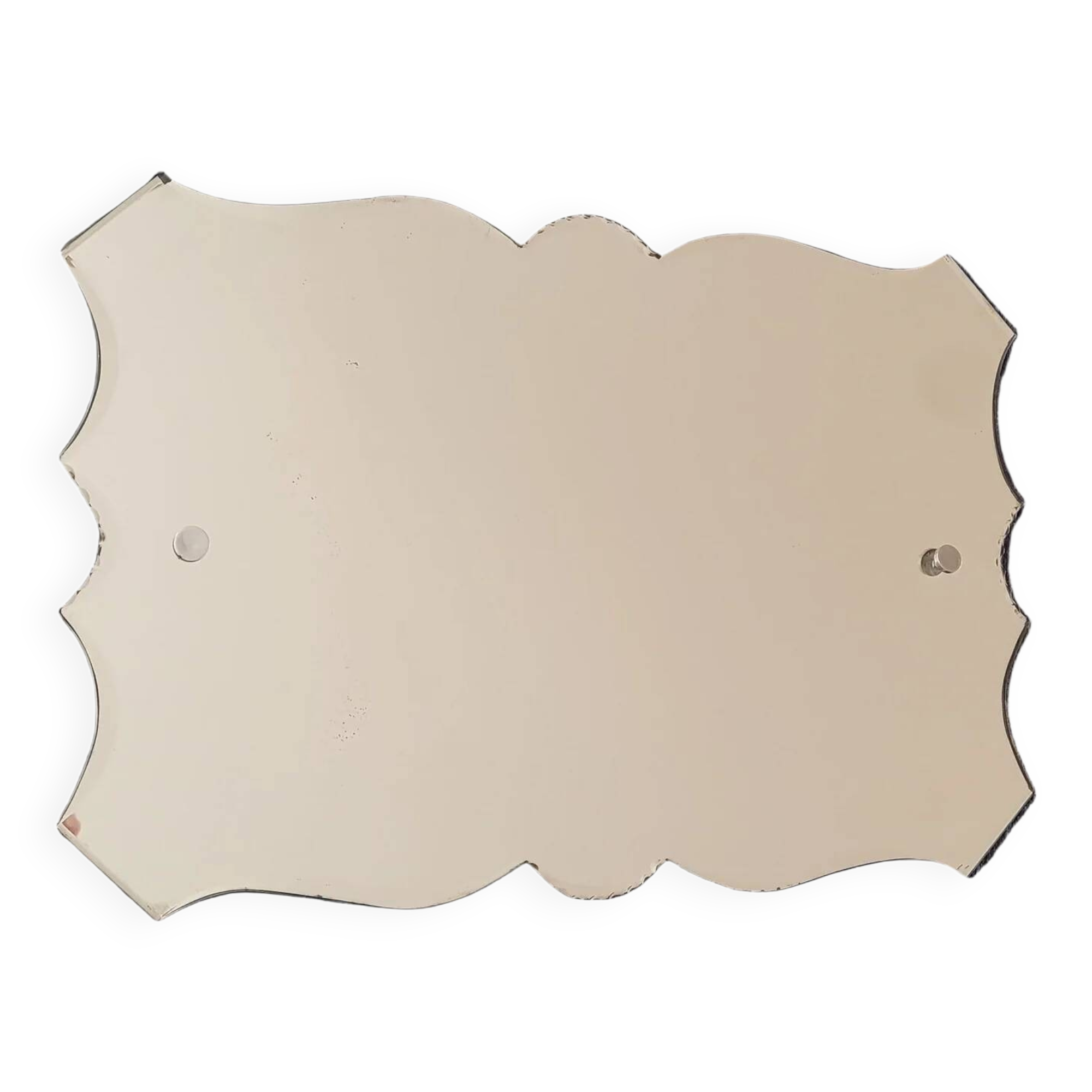 Antique bevelled mirror for hanging - Ref 1011