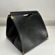 Leather and Brass Dimensionefuoco Firewood Sack by Afra & Tobia Scarpa, Italy, 1980s