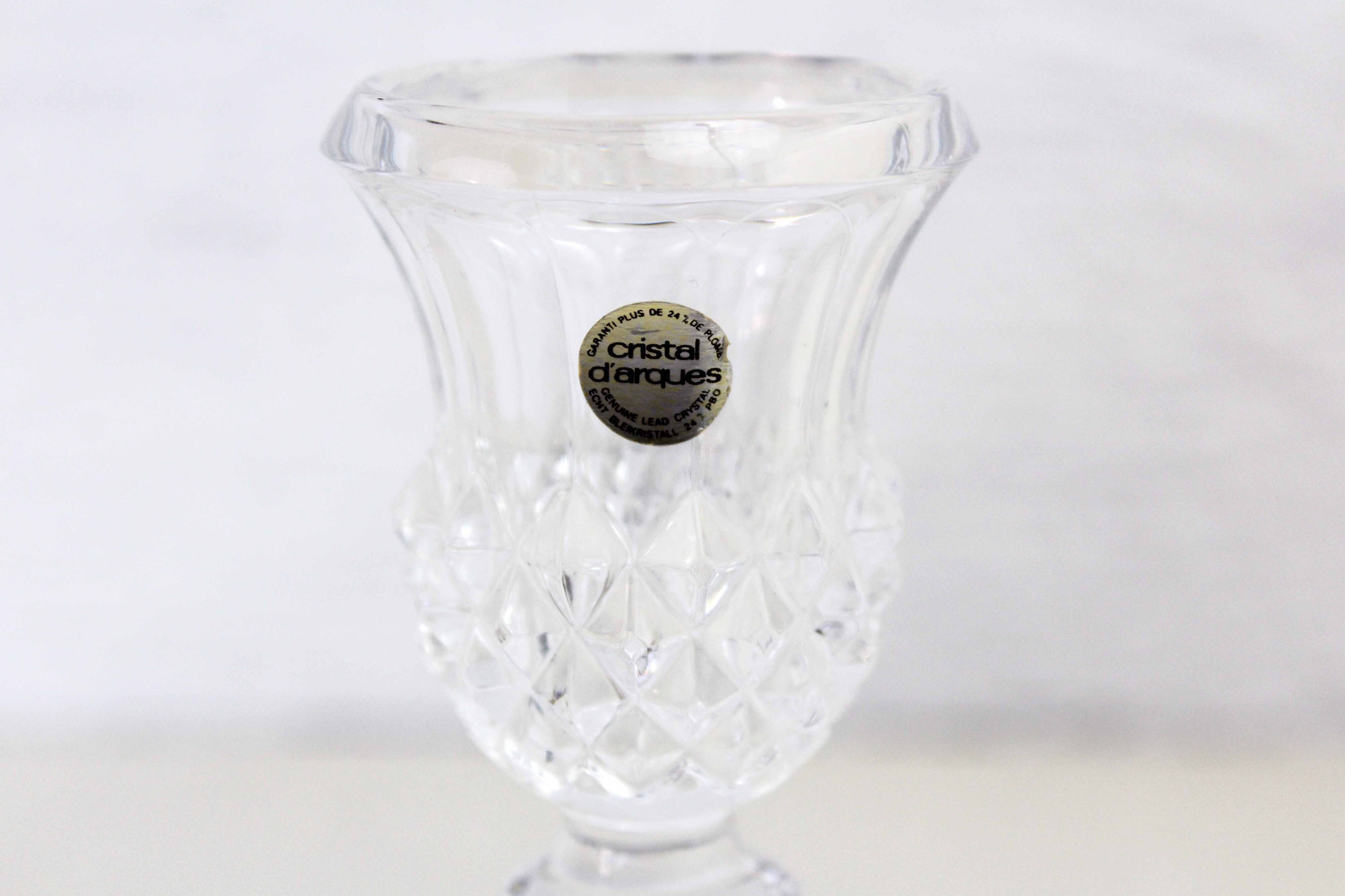 Crystal candle holder
