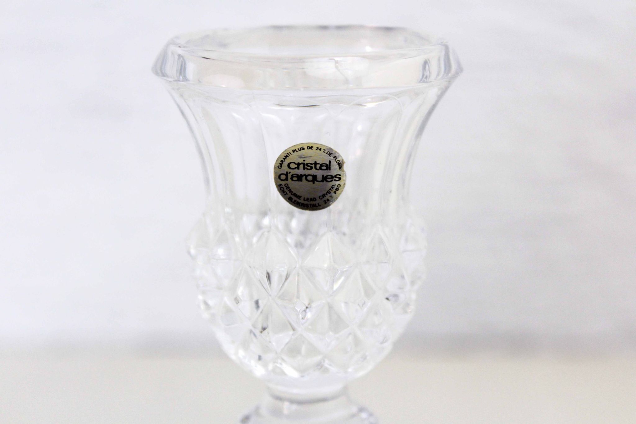 Crystal candle holder