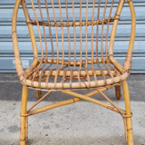 Rattan armchair 1960