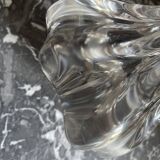 Baccarat crystal twisted decor lamp