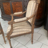 Paire fauteuil, style Louis XVI circa 1900