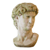 Bust of David in concrete – mid 20th century