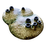 Vintage organic-shaped vase by elmut schaffenacker 1960