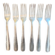Set of 6 silver forks