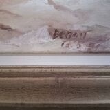 Seascape, oil on canvas signed Benoit and dated 13.5.71