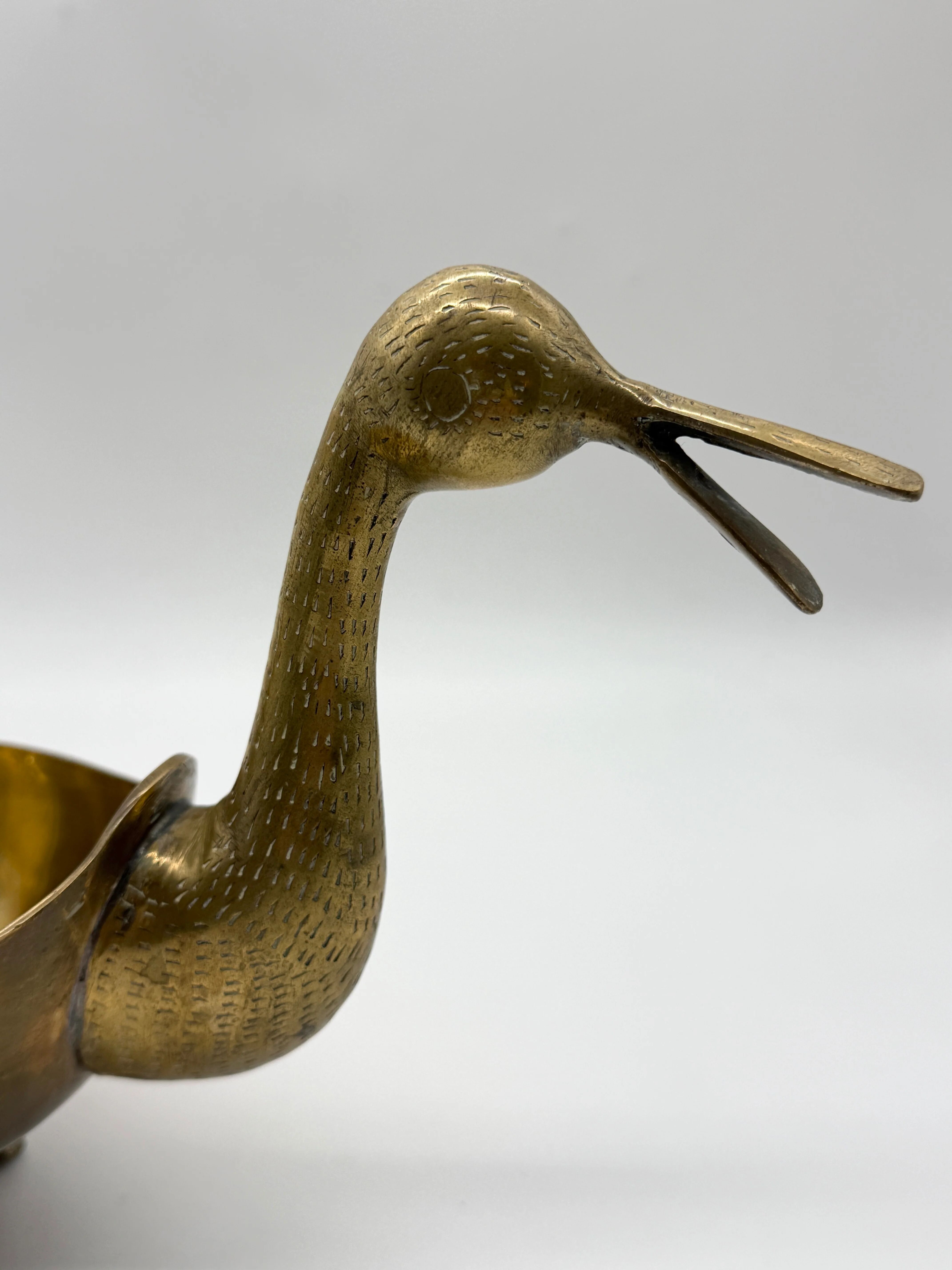 Table centre "ducks" in brass – circa 1950s