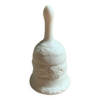 white table bell, ceramic call bell 10cm