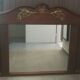 Empire mirror in mahogany and gilded bronze 120x97cm