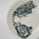 Set of 5 flat plates in terre de fer salins 19th century