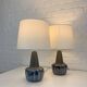Pair of Søholm table lamps model 1051 by Einar Johansen, Soholm, Denmark, 1960.