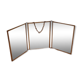 triptych barber mirror