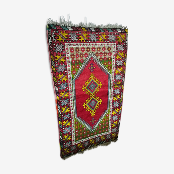 Algerian South vintage carpet 95 x 162 cm