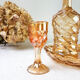 Amber glass liquor service