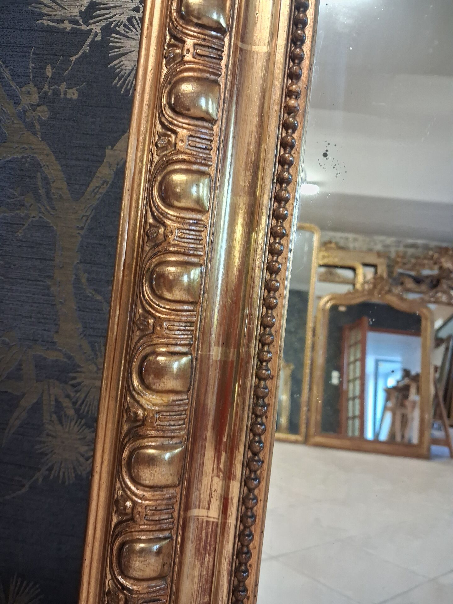 Mirror from the Napoléon III era 147 x 98
