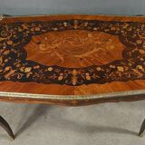 Rosewood Table with Marquetry, Napoléon III period