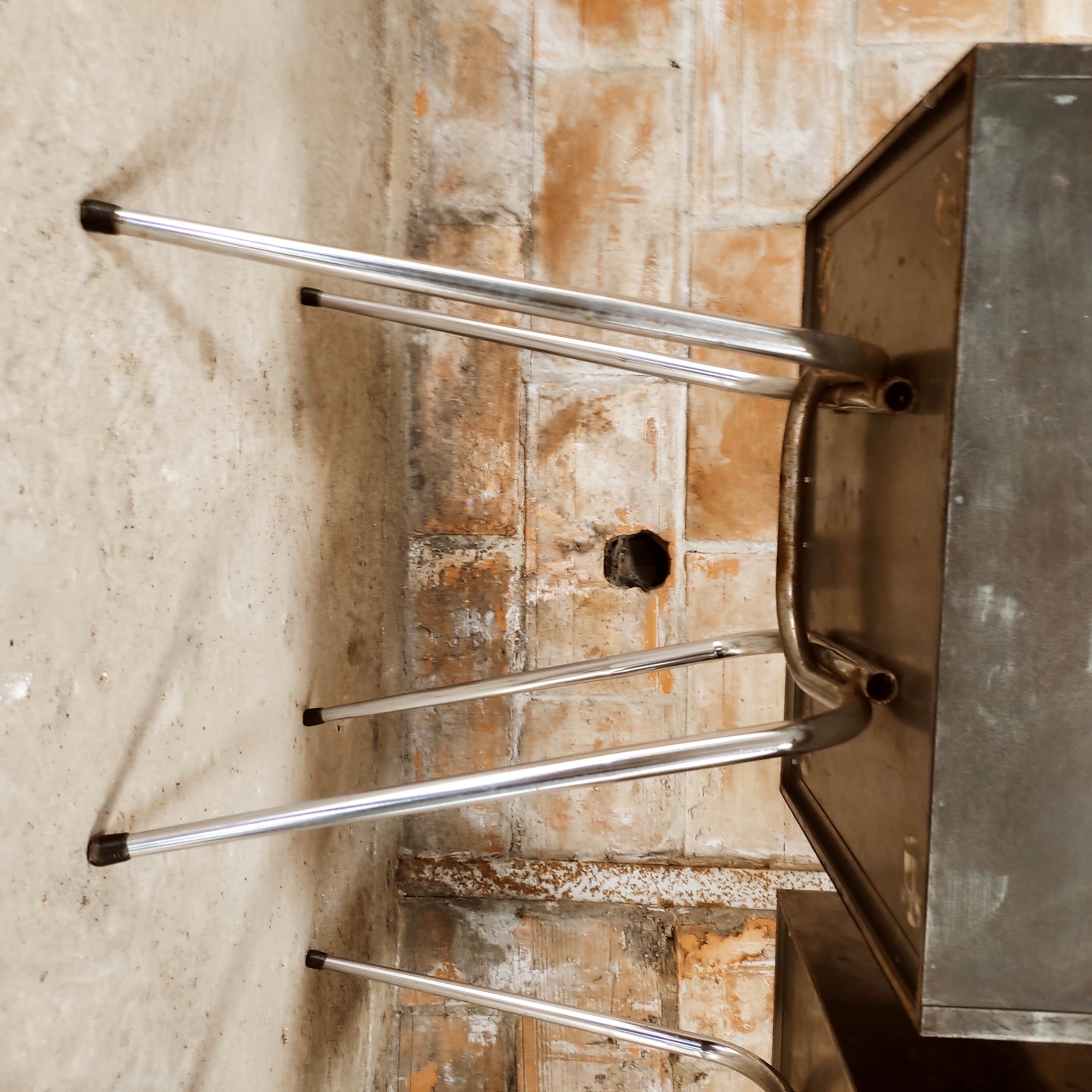 Pair of industrial style bedside table