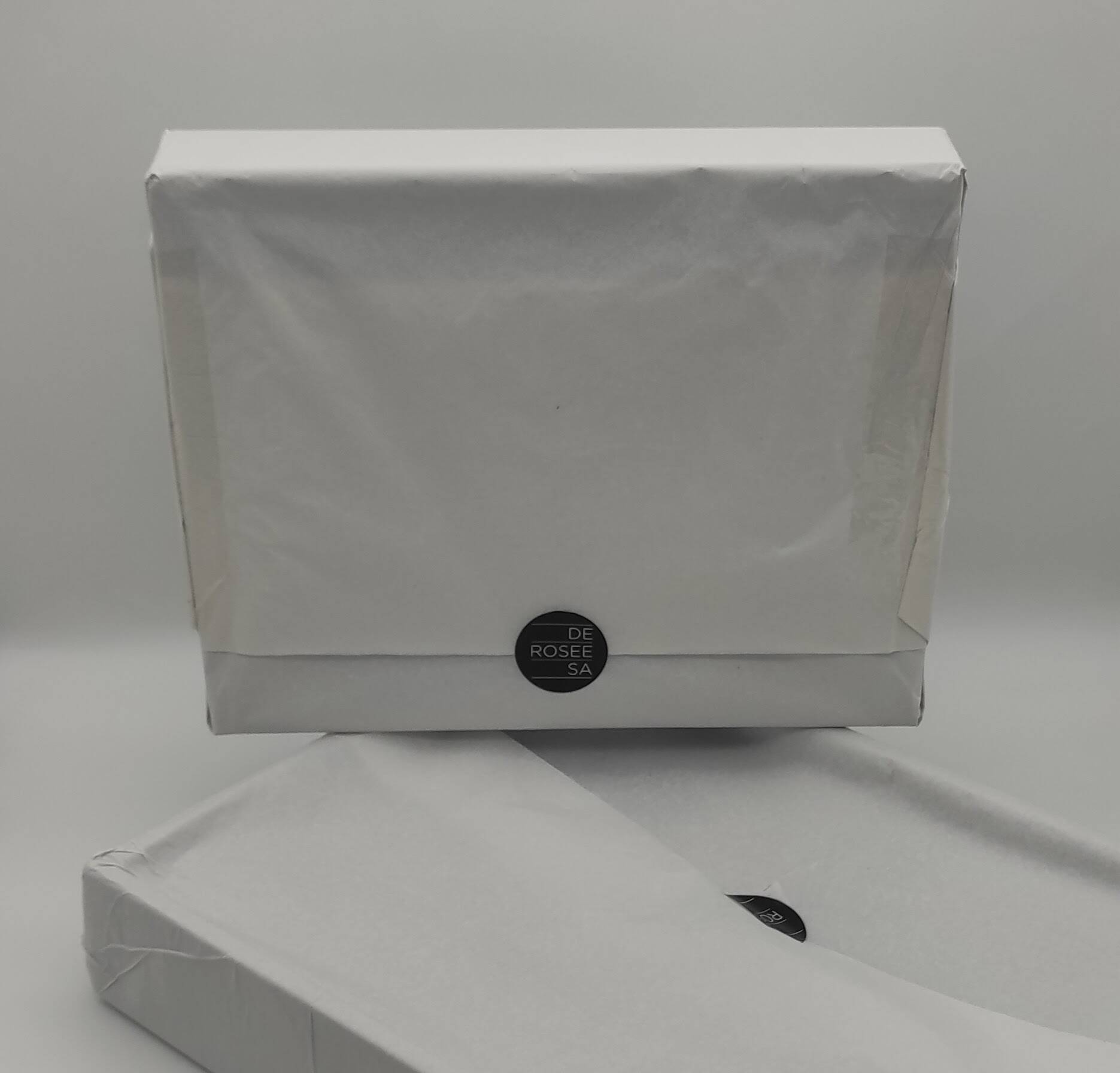 Set of 2 lacquered nesting trays from Rosee in Ink/black colour.