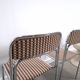 Space Age set 3x Bauhaus chromen buisframe stoelen