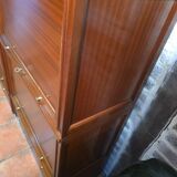 Modular vintage MD bookshelf in mahogany