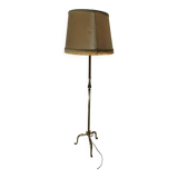Gilded bronze floor lamp