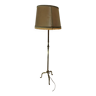 Golden bronze floor lamp