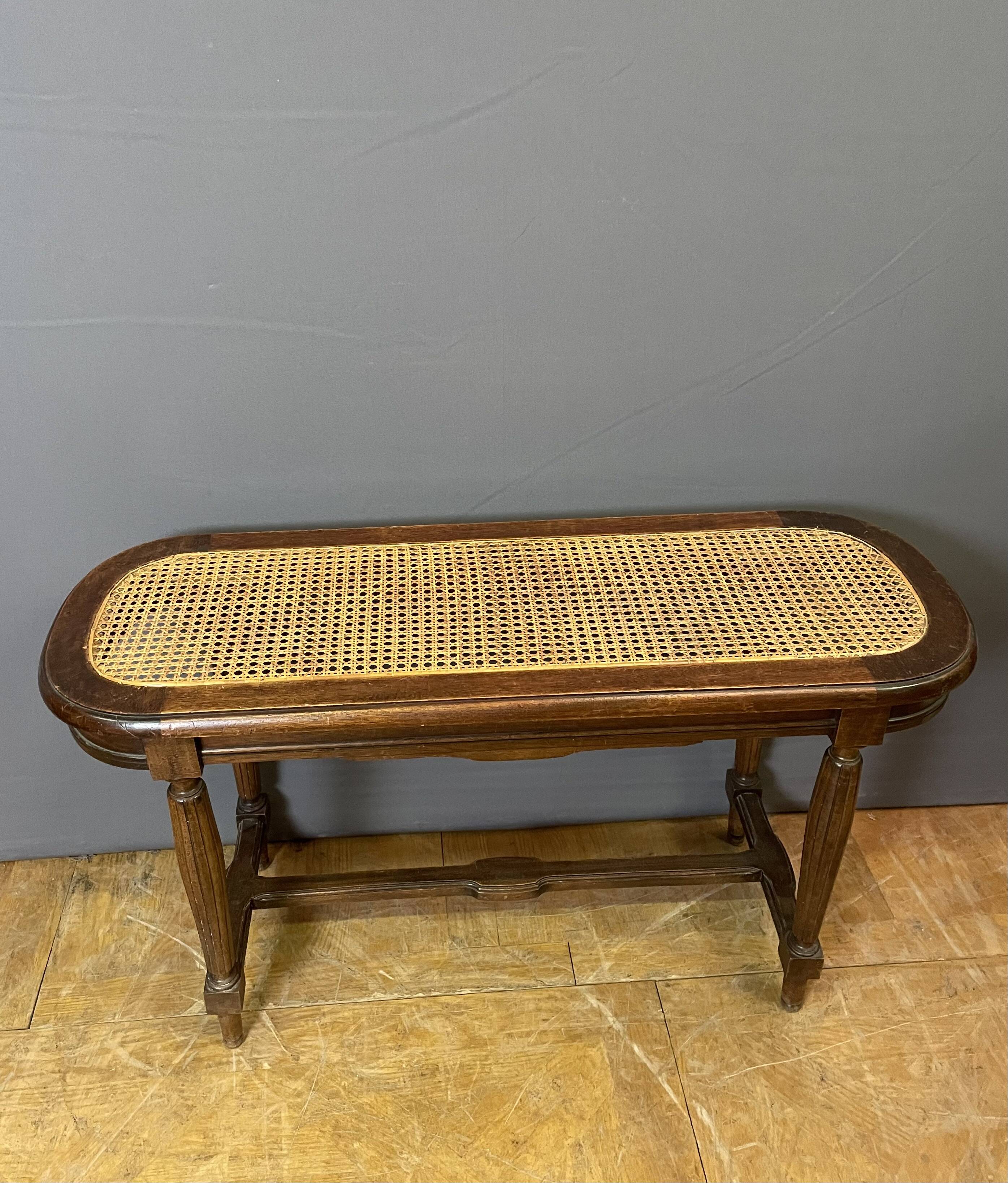 Piano bench in beech around 1925