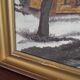 Painting „The Winterscape”, Scandinavian design, 1960s