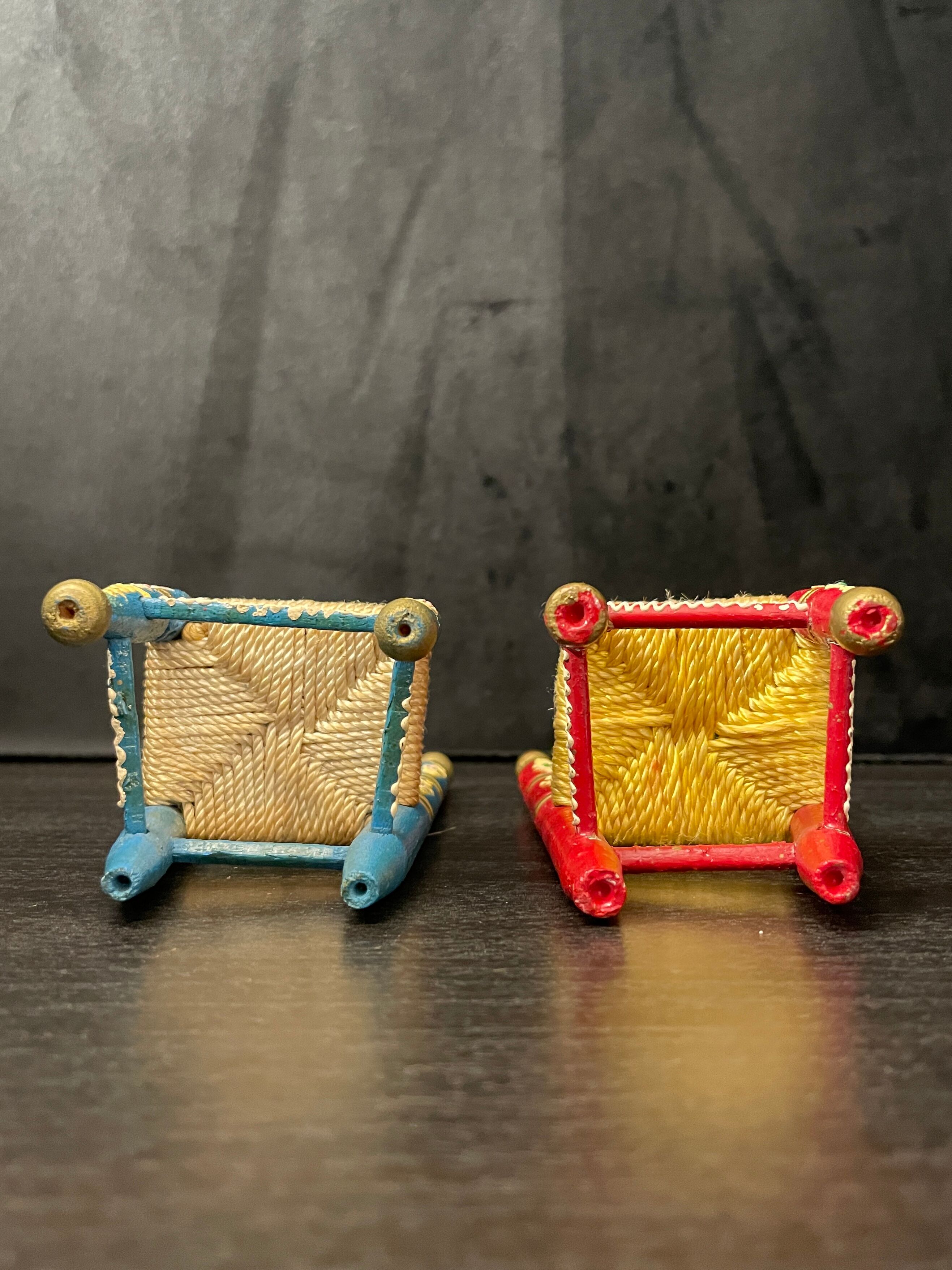 Pair of wooden chairs